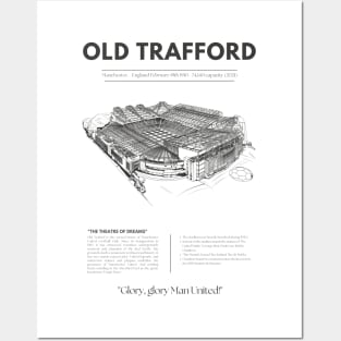 Old Trafford Stadium Posters and Art